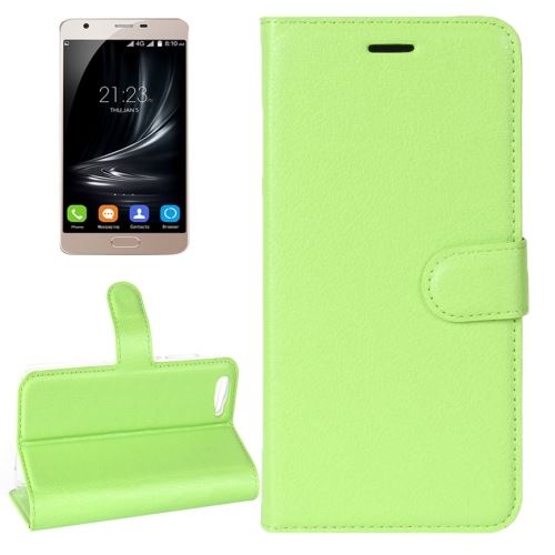 Blackview A9 Pro Housse Etui Cuir PU VERT Texture Litchi ALS30908