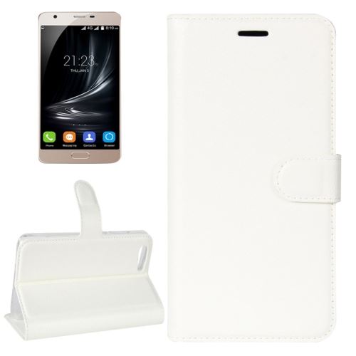 Blackview A9 Pro Housse Etui Cuir PU Blanc Texture Litchi ALS30913
