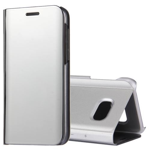 Galaxy A3 (2017) Housse Etui Cuir PU Argenté Effet Mirroir ALS30984