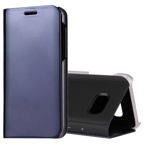 Galaxy A7 (2017) Housse Etui Cuir PU Bleu Effet Mirroir ALS31013