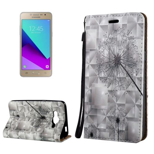 Galaxy J2 Prime Housse Etui Cuir PU 3D Pissenlit ALS31048