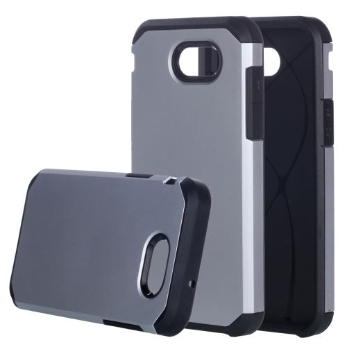 Galaxy J3 (2017) (US Version) Coque Protection Plastique Argenté Combinaison ALS31084