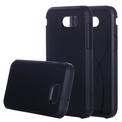 Galaxy J3 (2017) (US Version) Coque Protection Plastique Noir Combinaison ALS31088