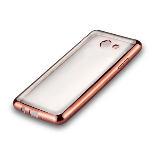 Galaxy J3 (2017) (US Version) Coque Protection TPU Rose Electroplating ALS31093