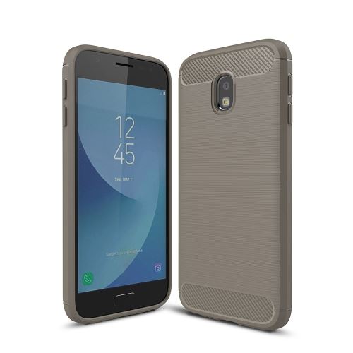 Galaxy J330 / J3 Pro Coque Protection TPU Gris Effet brossé ALS31128