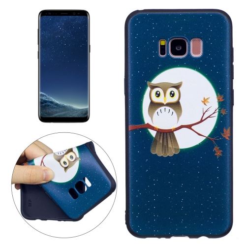 Galaxy S8 + / G9550 Coque Protection TPU Hiboux Branche Nuit ALS31690