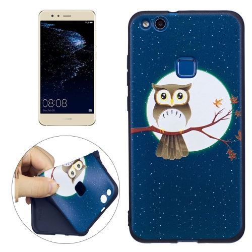 Huawei P10 Lite Coque Protection TPU Hiboux Branche Nuit ALS32171
