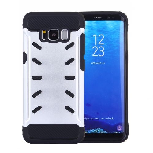 Galaxy S8+ / G9550 Coque Protection TPU Argenté Combinaison ALS31769