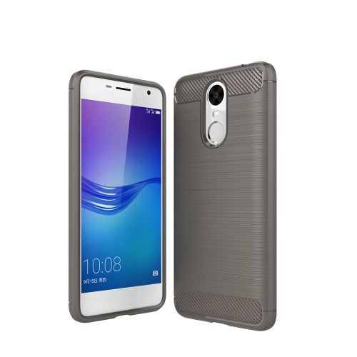 Huawei Enjoy 6 Coque Protection TPU Gris Effet brossé ALS31865