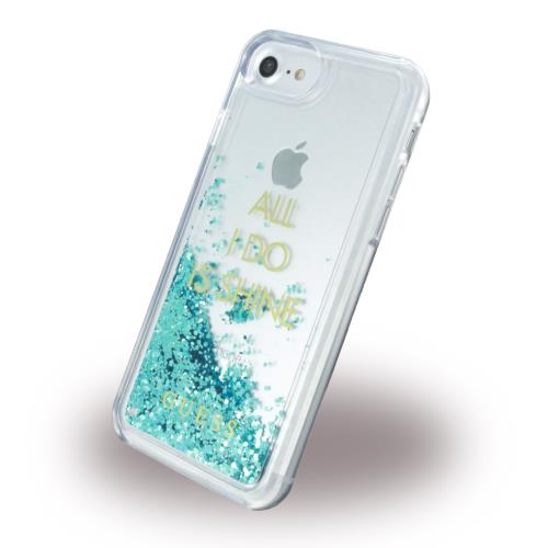 Guess - Liquid Glitter Shine GUHCP7GLUQBL - Hard Cover - Apple iPhone 6, 6s, 7