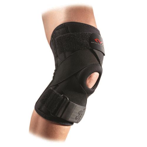 Genouillère McDavid avec baleines à ressort et bandes straps croisées-L