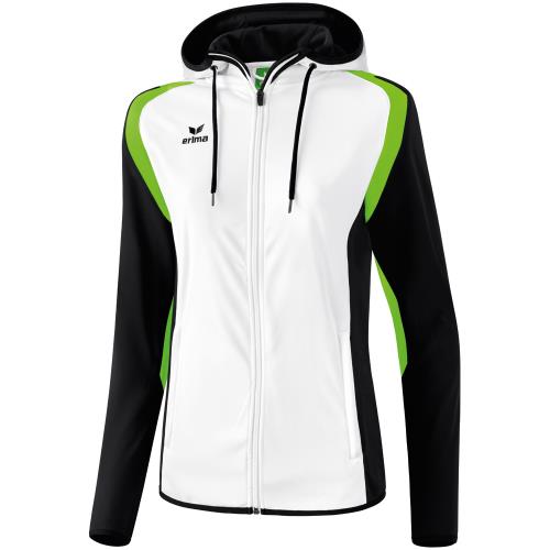 Erima - Veste d'entraînement à capuche Femme Erima Razor 2.0 - XS - blanc/noir/vert gecko
