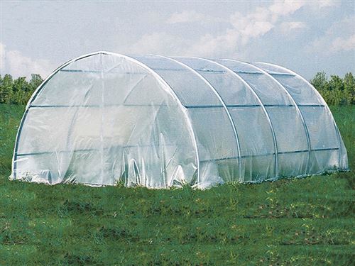 Serre tunnel 4x3x2,2m, 12m², Transparent