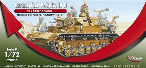 Mirage Allemand Réservoir Pz.kpfw.iv D Tropenpanzer Dak 1:72 Modèle-kit Ovp - Image 3