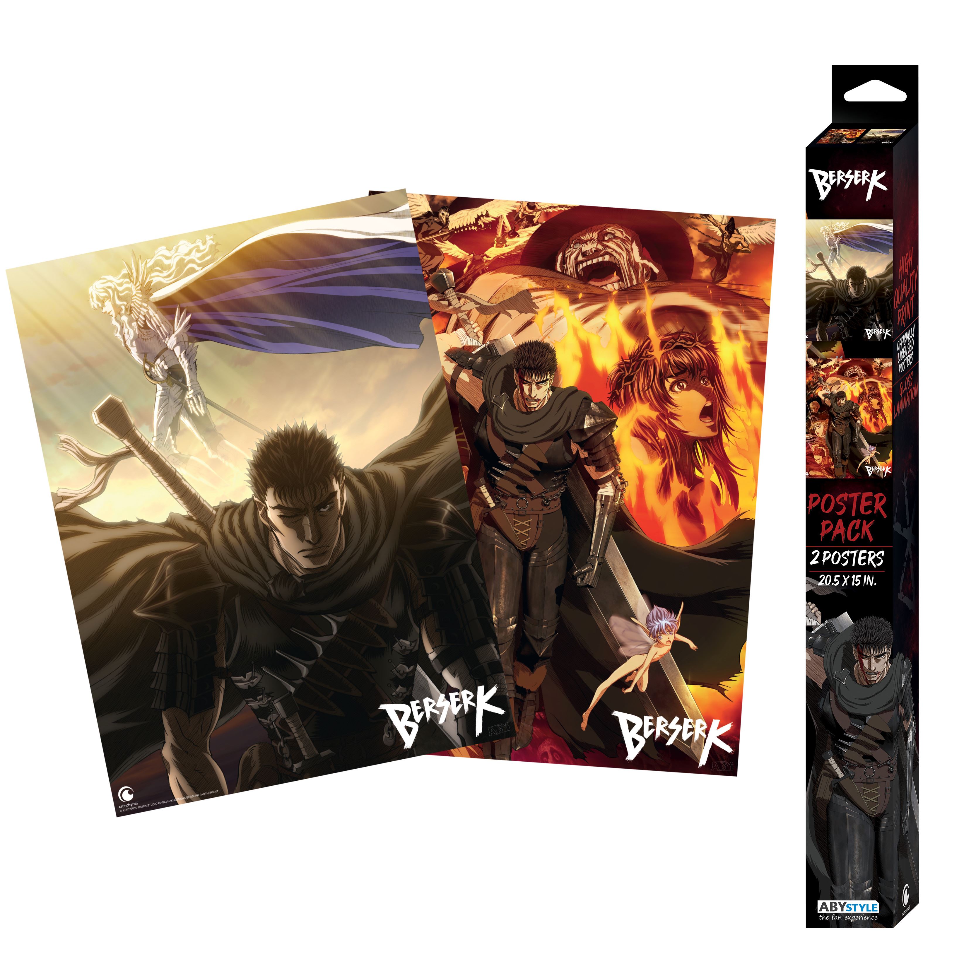 Posters X2 Berserk - Artworks - Berserk - Objecto Derivado - Compra ...