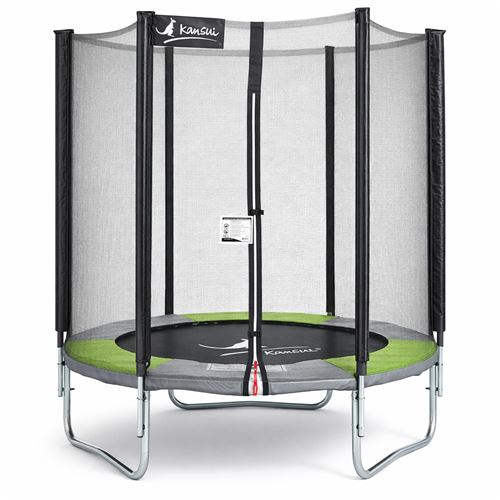 KANGUI Trampoline rond Ø180cm avec filet de sécurité   RALLI
