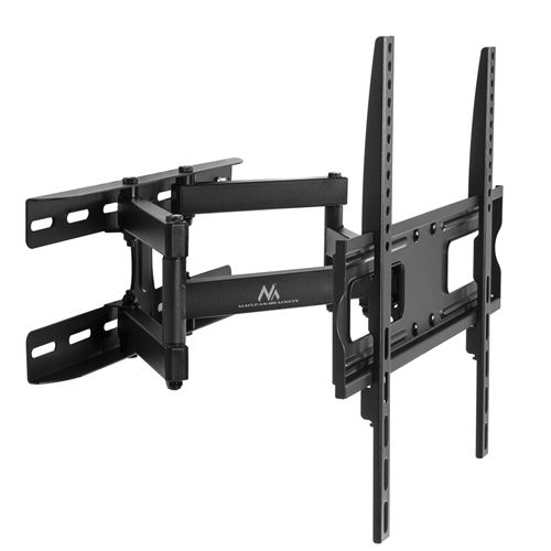 Maclean MC-760 - Support - pour écran plat - métal - noir - Taille d'écran : 26-55 - montable sur mur
