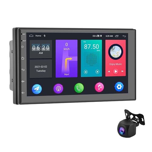 Autoradio Android 7 Pouces Écran Tactile GPS WiFi Bluetooth Caméra Recul YONIS