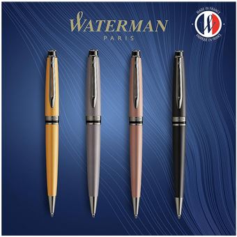 Stylo à bille Waterman Expert Métallique Or pointe moyenne