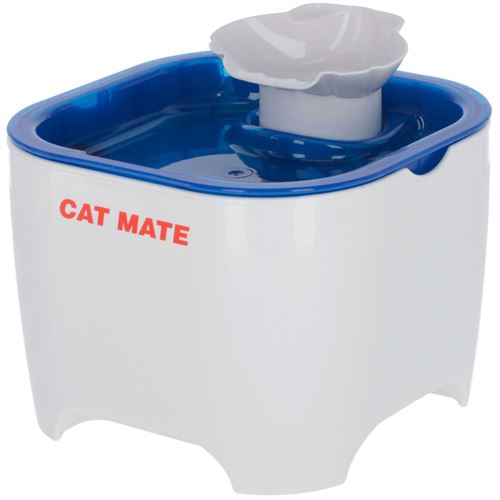 Meilleurs prix pour Kerbl Fontaine pour animaux Cat Mate 19x19x14,5 cm Blanc et bleu