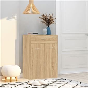 Armoire à chaussures Chêne sonoma 60x35x84 cm Bois d ingénierie - 1