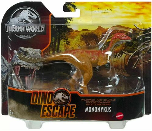 Jurassic World Camp Cretacé Dino Escape Wild Pack - Figurine articulée 13 cm - Dinosaure Mononykus