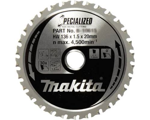 MAKITA  sp&eacute;cialis&eacute;s saege Feuille, 136&nbsp;x 20&nbsp;mm 30-tooth B 33526
