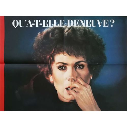 Agent Trouble - Qu'a t'elle Deneuve? - 60x80cm - Affiche de cinéma originale pliée