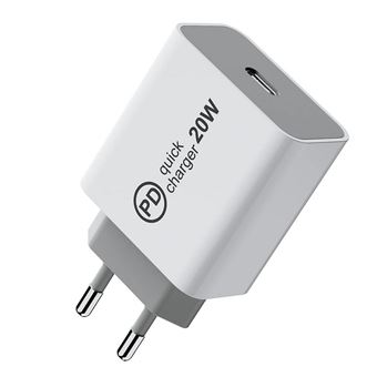 C/S]Chargeur rapide USB-C COMPATIBLE avec Apple; Chargeur c.a. 20 W PD 3.0  USB-C; Chargeur mural pour iPhone 11 iPhone 13/Pro/Max iPhone 12/Pro/Max  iPad Air; Câble USB-C vers Lightning