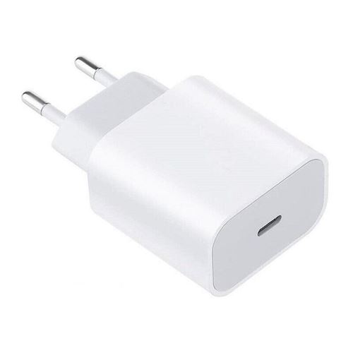 Chargeur Rapide 25w USB-C + Câble USB-C Blanc pour iPhone 15 Pro