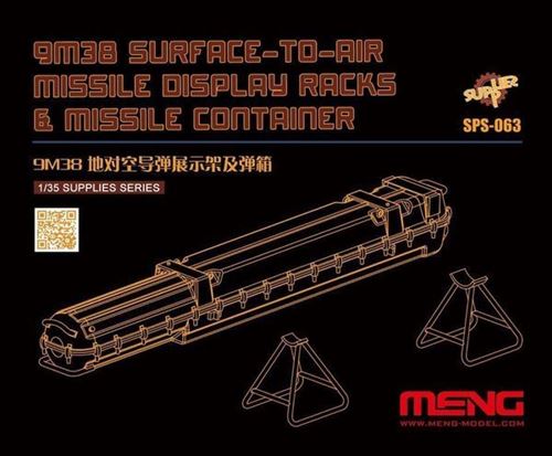 9m38 Surface-to-air Missile Displayracks & Missile Container (resin)- 1:35e - Meng-model