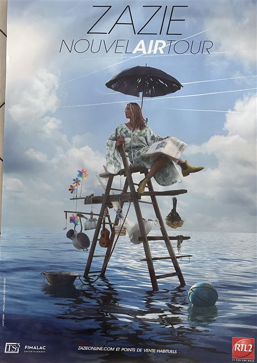 Affiche - ZAZIE - Nouvel Air Tour - 82x120cm
