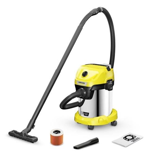 Aspirateur sans Fil Kärcher WD 3-18 S V-17/20 225W 20 min 17L Acier Inox - Image 3
