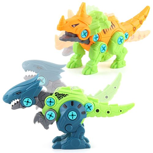 6x jouets de dinosaures à démonter pour garçons de 3 à 7 ans