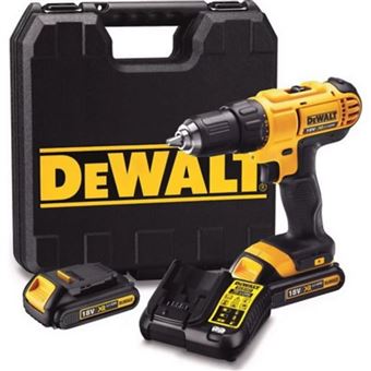 Perceuse-visseuse 18V XR - DEWALT - avec 2 batteries 18V 1,5 Ah - chargeur - mallette -DCD771S2-QW - 1
