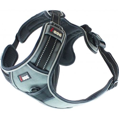 Meilleurs prix pour I DOG Harnais Style - Taille L - Gris - Pour chien