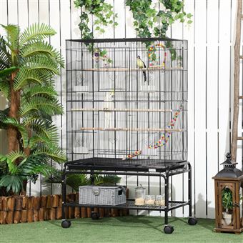 Set cage et support pour oiseaux Palacio