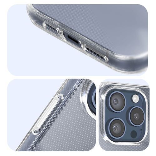 Coque IPhone 15 / 15 Pro Max Transparente Anti-Jaunissement - Protection Anti-Choc - TPU Silicone