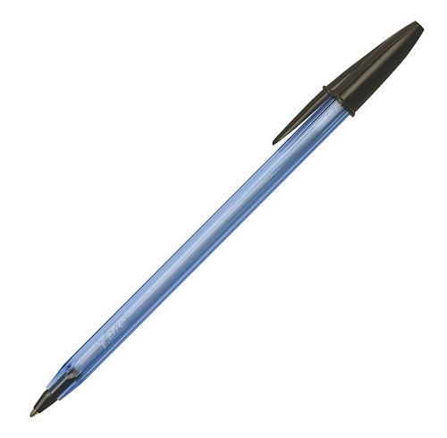 Stylo Bille Bic Cristal Soft 1,2 Mm - Écriture Très Fluide Noir - Lot De 50