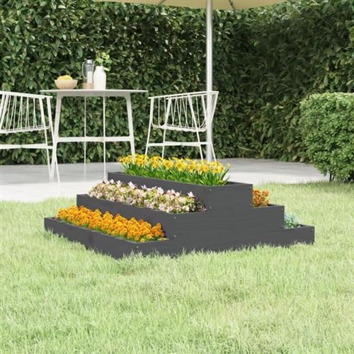 Vidaxl Gris Jardinière - Image 3