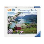 Puzzle scandinavian idyll theme paysage et nature interieur 500 pieces - Ravensburger