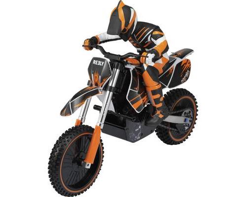 Reely Dirtbike brushless 1:4 Moto RC électrique prêt à fonctionner (RtR) 2,4 GHz