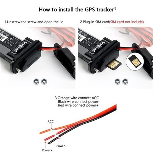 Tracker GPS pour voiture avec suivi en temps réel et capteur de
