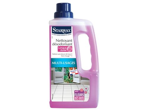 Non Communiqué Bois Starwax Nettoyant Multi-Usages Et Parfumé Fleur Des Starwax 1 L