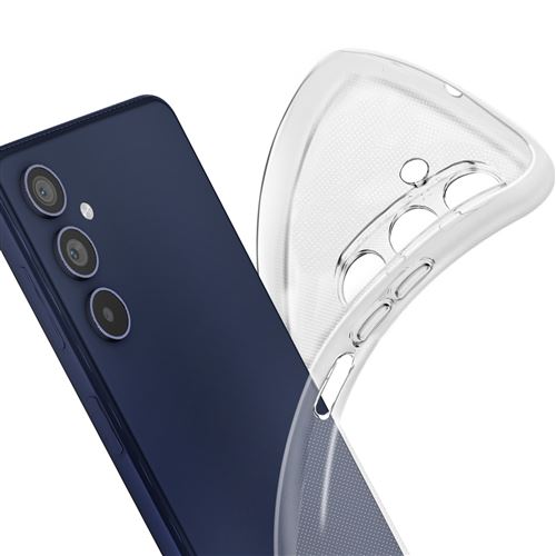 Avizar Coque pour Samsung Galaxy M53 5G Silicone Flexible Finition