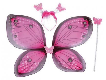 Déguisement Fée Femme Ailes De Papillon Fée JeVenis - Costume Enfant Avec Baguette Et Couronne, Déguisement Fête Cosplay Ailes Blanches - 8