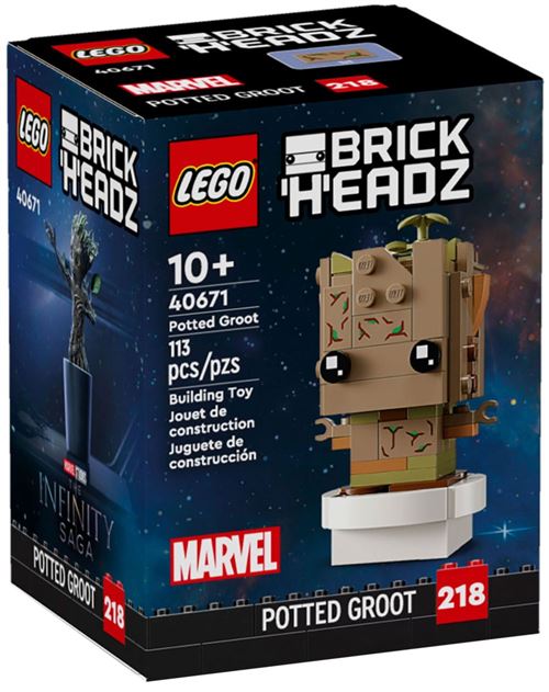 LEGO® BrickHeadz™ 40671 Marvel Groot en pot