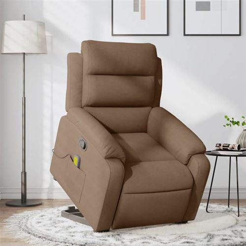 Non Communiqué Marron Vidaxl Fauteuil De Massage, Relaxation Tissu