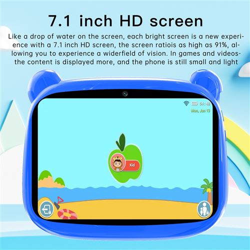 91€ sur Tablette Tactile Enfant 7 pouces Android Quad Core Éducatif 16Go  Rose YONIS - Tablettes éducatives - Achat & prix