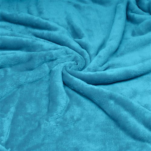 Sherpa Canape Couverture Polaire 220x240cm, Épaisse Warm Plaid Blanket  Briebe Bleu Pétrole 